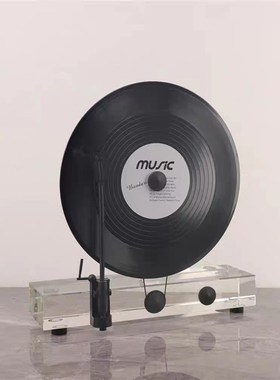 欧式创意水晶相机留n声机艺术摆件客厅电视柜玄关办公室家居装饰