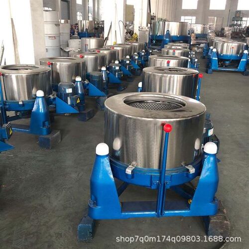 厂家工业圆形脱水机浙江不锈钢三足离心甩干机高速脱油机