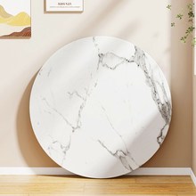 圆形桌面板单独实木置物架子可定制茶几圆面板家用餐桌可旋转木板