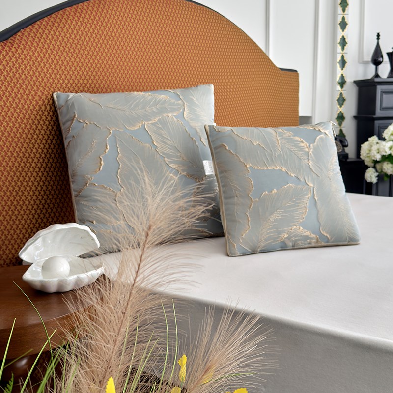 全棉欧式提花抱枕被子两用汽车上靠垫办公室枕头二合一纯棉空调被