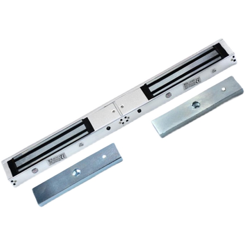 电磁门锁双门磁力锁280kg12V单门磁吸锁门禁明装暗装电控锁嵌入式