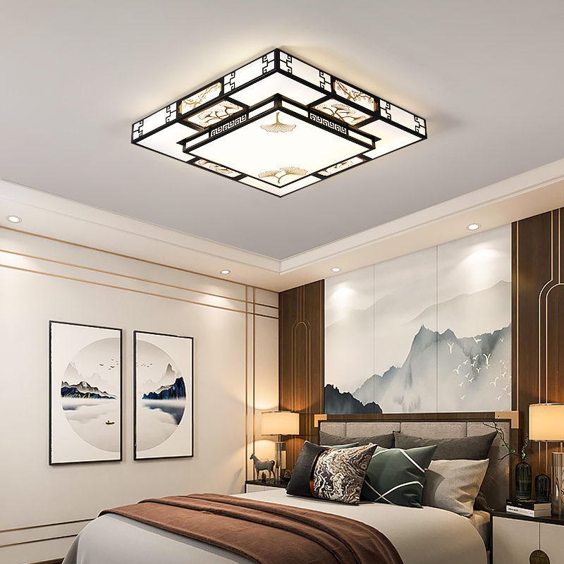 客厅灯2021年新款卧室主灯现代简约大气灯具大灯新中式led吸顶灯