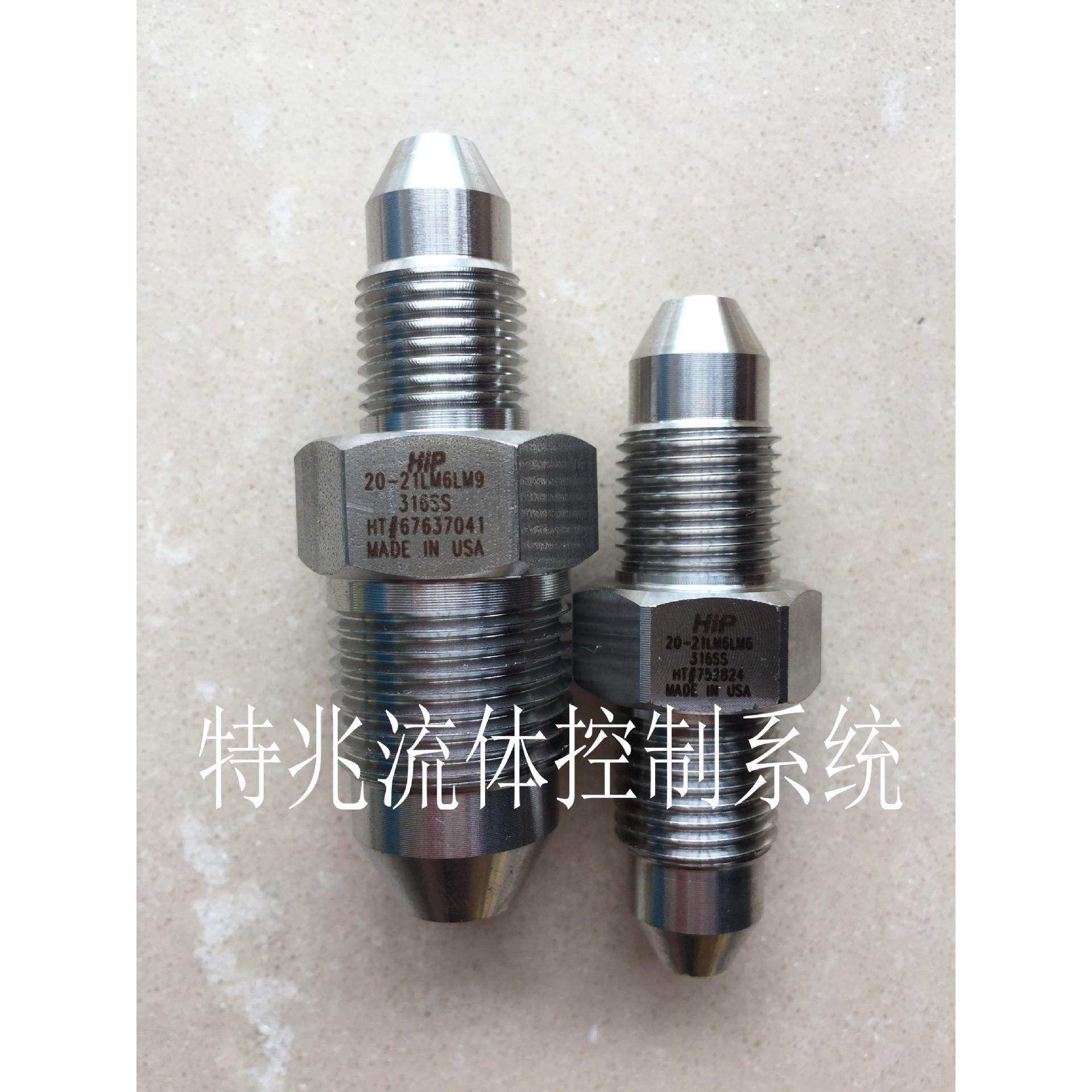 HIP超高压转换接头 20000psi 内螺纹转换不锈钢3/8接头 外螺纹