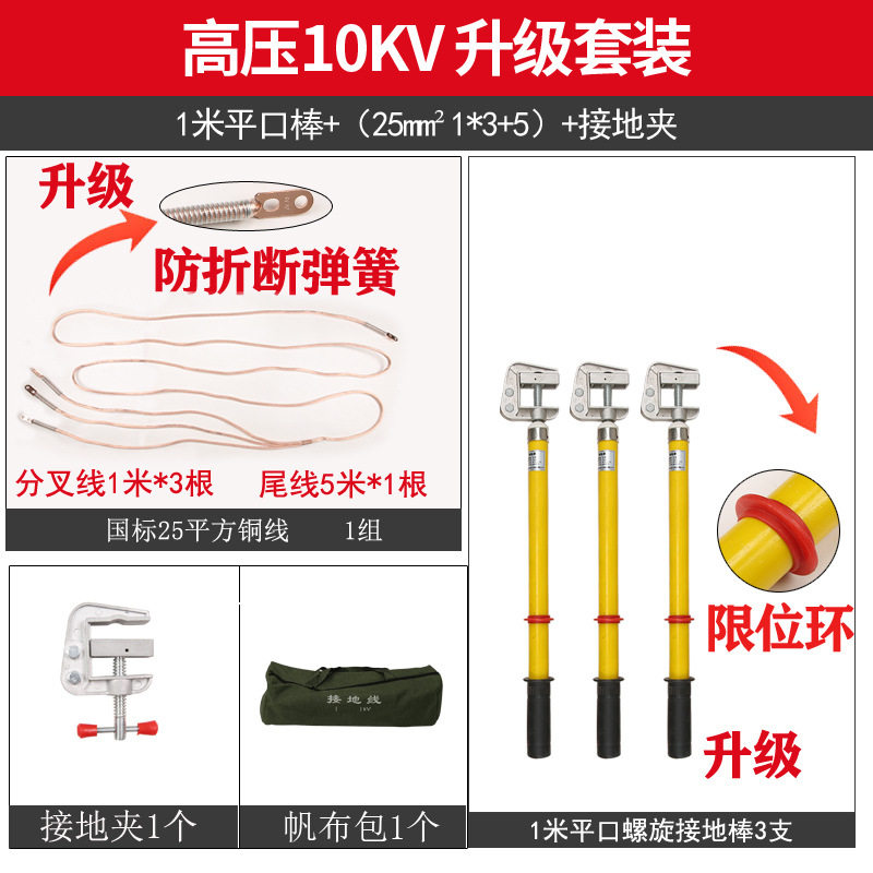 10-35KV接地软铜线夹配电房
