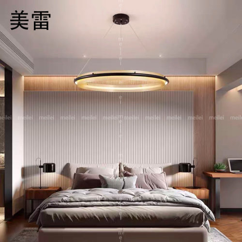 后现代轻奢圆环客厅灯北欧简