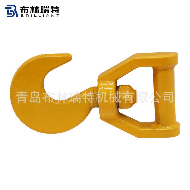 起重吊钩美式旋转吊钩带带吊车挂钩保险卡高强度货钩万向吊钩现货