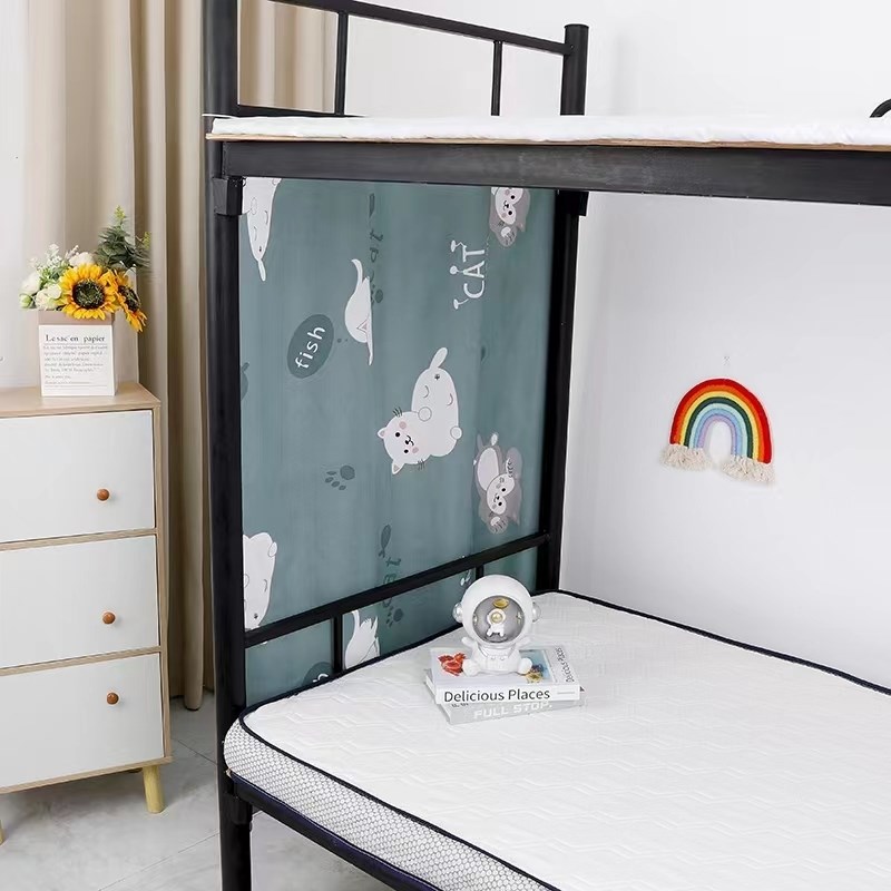 侧面床帘一片学生宿舍床头床尾遮挡帘半E遮光单人床上下铺遮挡单