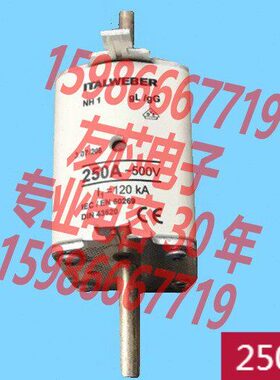ITALWEBER NH1 250A 500V 快速熔断器  gL/gG IEC/EN60269