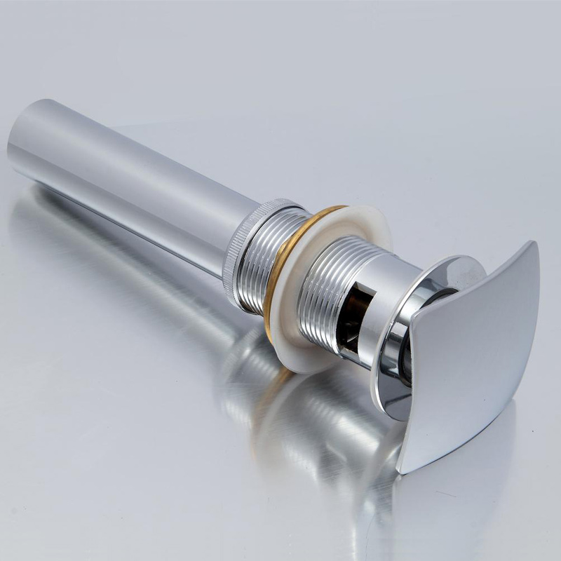 方形AZOS全h铜面盆龙头下水器落水器面盆下水器方盖带分水孔排水