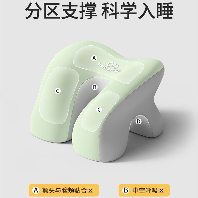 知梦人小学生午睡枕趴睡枕初中生教室午休枕儿童午睡神器趴枕抱枕