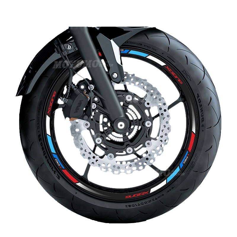 适用光阳赛艇ST250反光轮毂贴轮圈胎拉花贴纸装饰保护膜改装配件