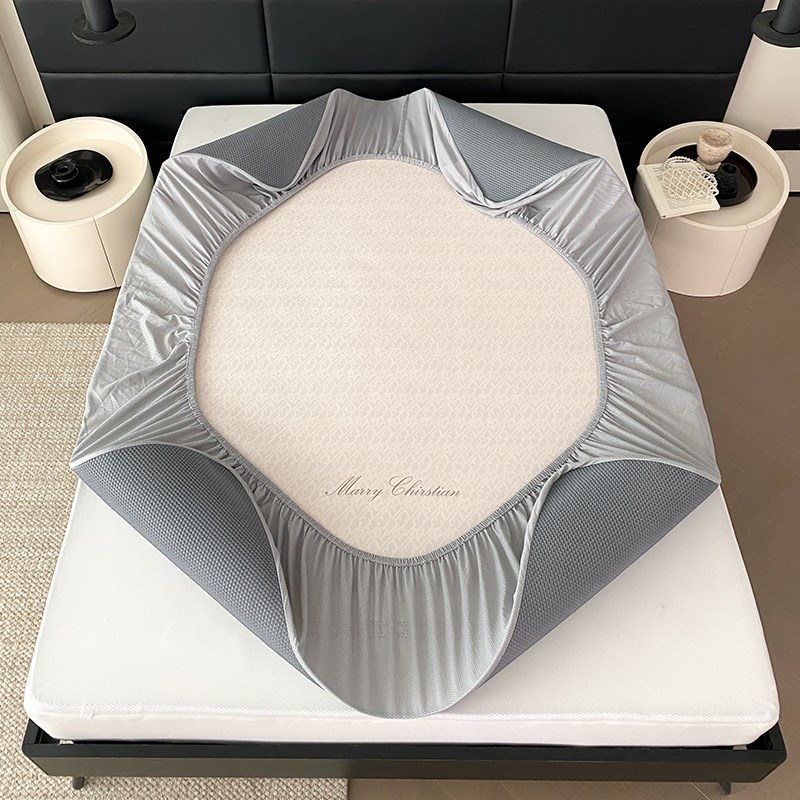 罗兰A类冰丝凉席夏季三件套凉感软席子可水洗家用空调床垫凉席罩