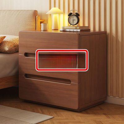 实木床头柜现代家用卧室简约置物架简易收纳小型床边柜床边储物柜