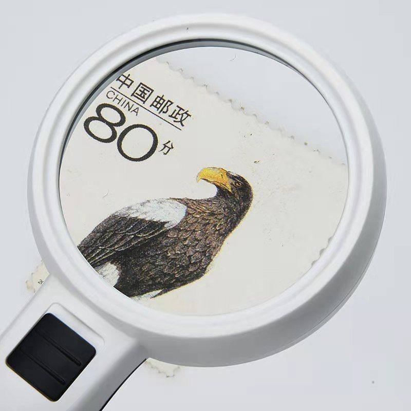 放大镜40倍带灯高清高倍老人手持式超大多功能学生儿童阅读扩大镜