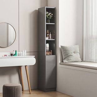 超窄立柜书架夹缝书柜落地矮柜卧室简易小型家用储物柜收纳置物柜