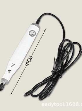 可调速5v微型手持小电钻usb打孔珍珠桃核手工钻孔套装微型电磨