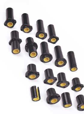 中间圆法兰直线轴承工程塑料轴套衬套LMFM16 LMFM20 LMFM25 30 40