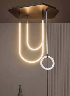 楷越后现代简约客厅卧室吸顶灯港式简约创意设计师意式餐厅LED灯