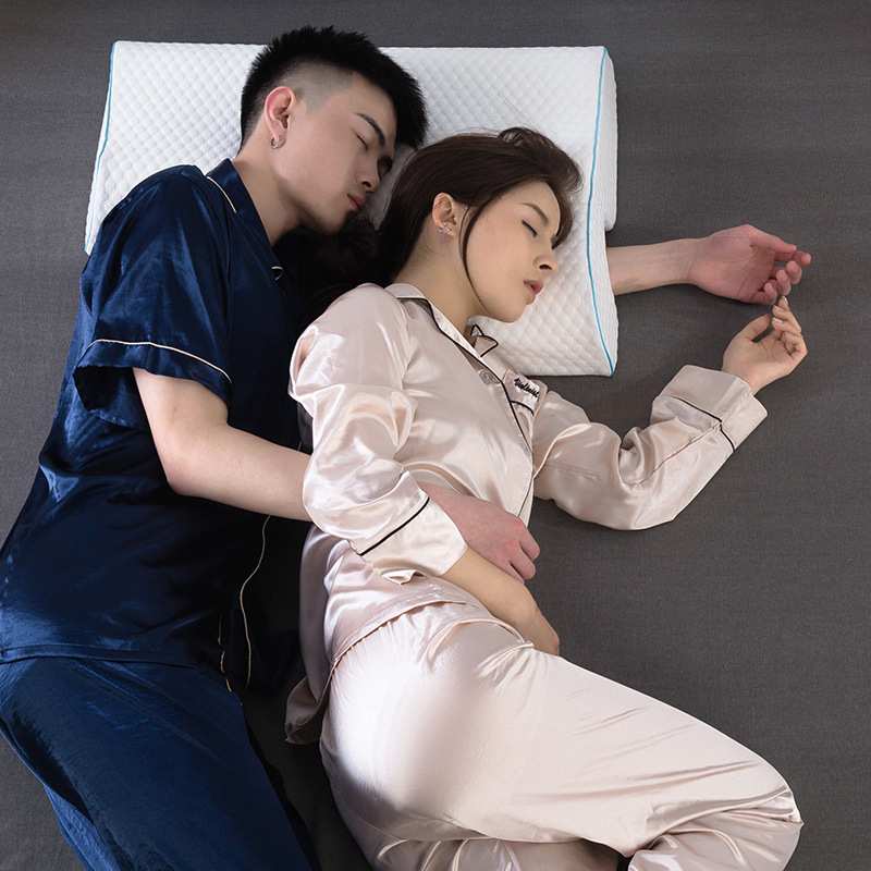 情侣枕头不压手防手麻防麻手记忆枕头成人手臂枕零压力护颈椎枕芯