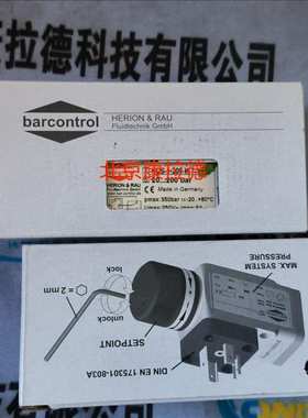 barcontrol  PDS-1-008-M-2-1压力开关JOMESA  FR60*60滤膜载物片