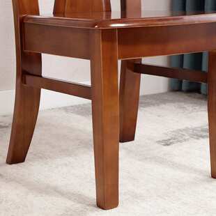 全实木餐椅家用简约现代凳子靠背椅中式椅子休闲加厚木质吃饭整装