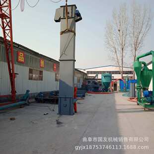 连续翻斗上料输送机厂家垂直带式塑料瓦斗提升机带地坑斗式提升机