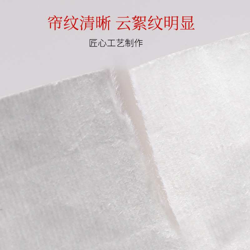 书法作品国展纸檀皮宣纸书法纸半生半熟加厚国画手工古法 字画