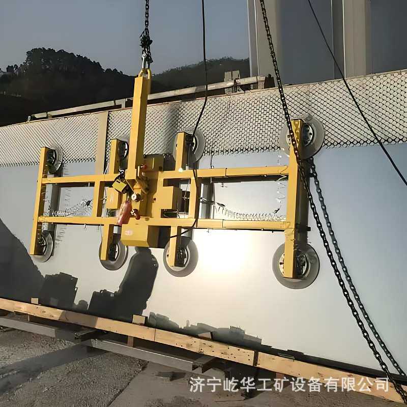 厂家供应 重型大型玻璃电动吸盘 真空幕墙安装搬运吸吊机