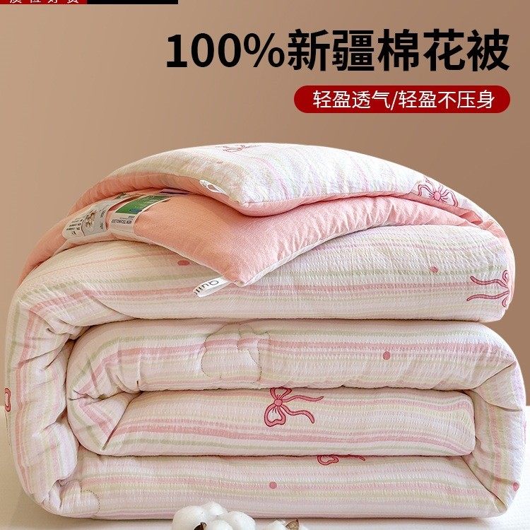冬被新疆纯棉花被子被芯秋冬天棉被棉絮冬季加厚保暖单人春秋被褥,床上用品,棉花被,淘宝优惠券,粉丝福利购,淘宝优惠卷