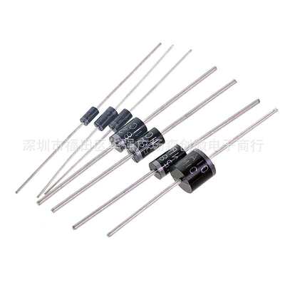 直插二极管HER308 HER308G 封装DO-27 3A 1000V整流 快恢复二极管