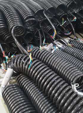 TKC铁壳虫新国PA12尼龙高压耐磨挂车电路连接螺旋七芯线管