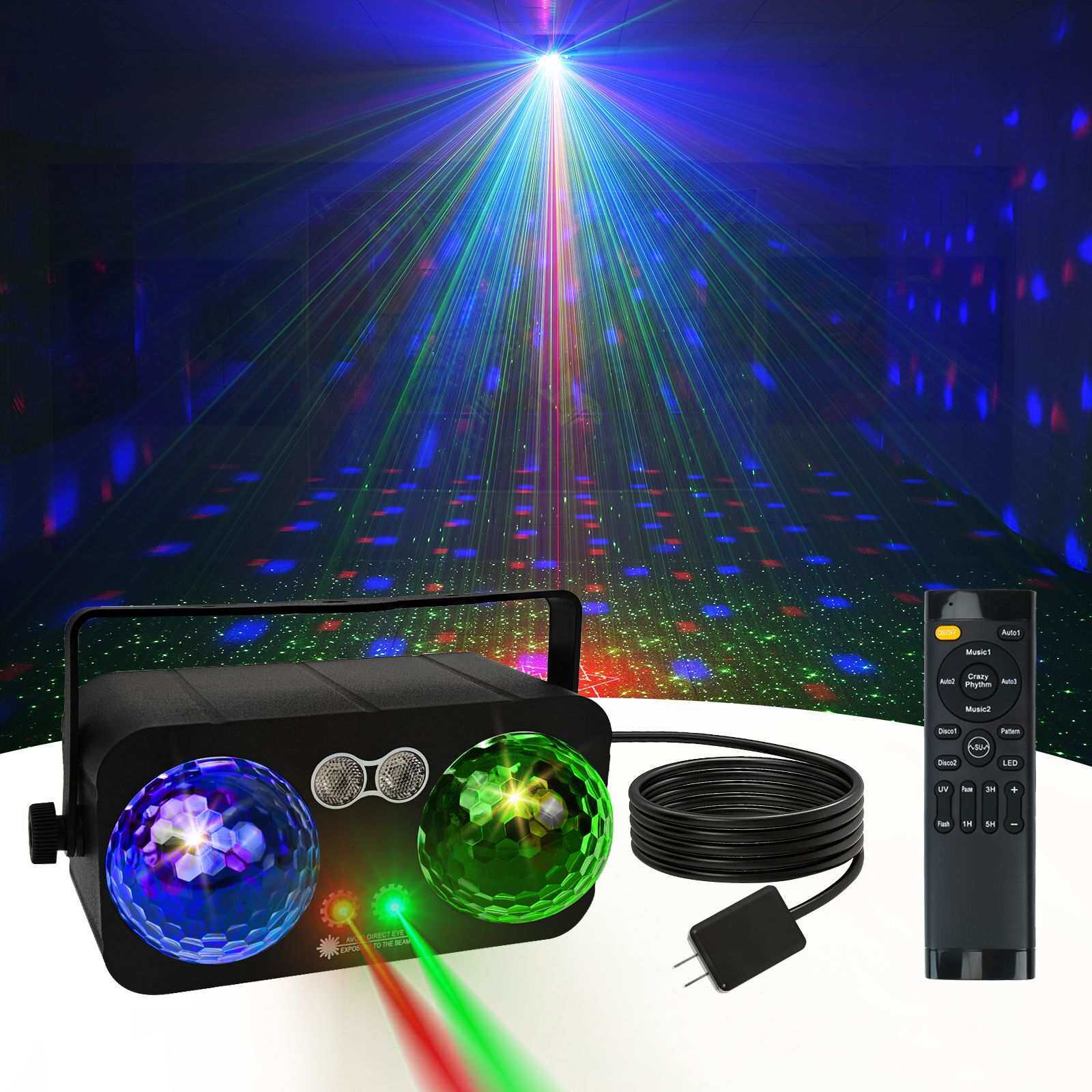 12W RGB Sound Activated Stage Light,LED Party Lighting