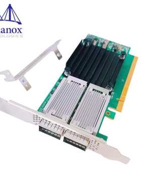 迈絡思MCX416A-BCAT CX-4 EN PCIe3.0 x16 双光口网卡MCX416A-BCA