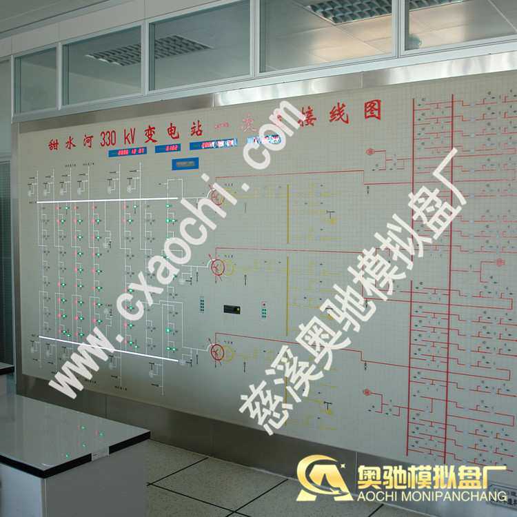 模拟屏 带灯电力模拟屏 控制模拟屏配电室电厂自控室