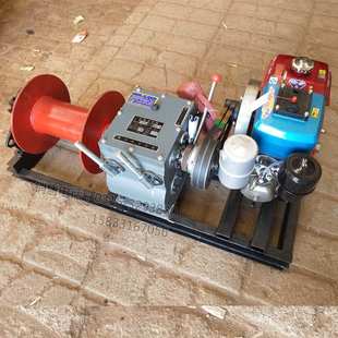 通利达供应5吨柴油绞磨加装大滚筒 8吨汽油机动绞磨