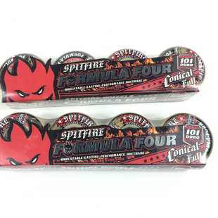 spitfire 32mm动作H型 wheels小火人双翘滑板轮101A硬轮红色52