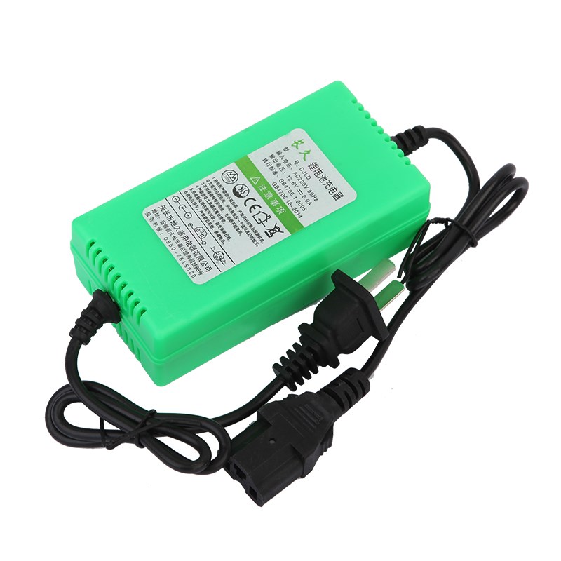 12V铅酸电池锂电池充电器施肥器喷雾器配件农用多功能撒肥机