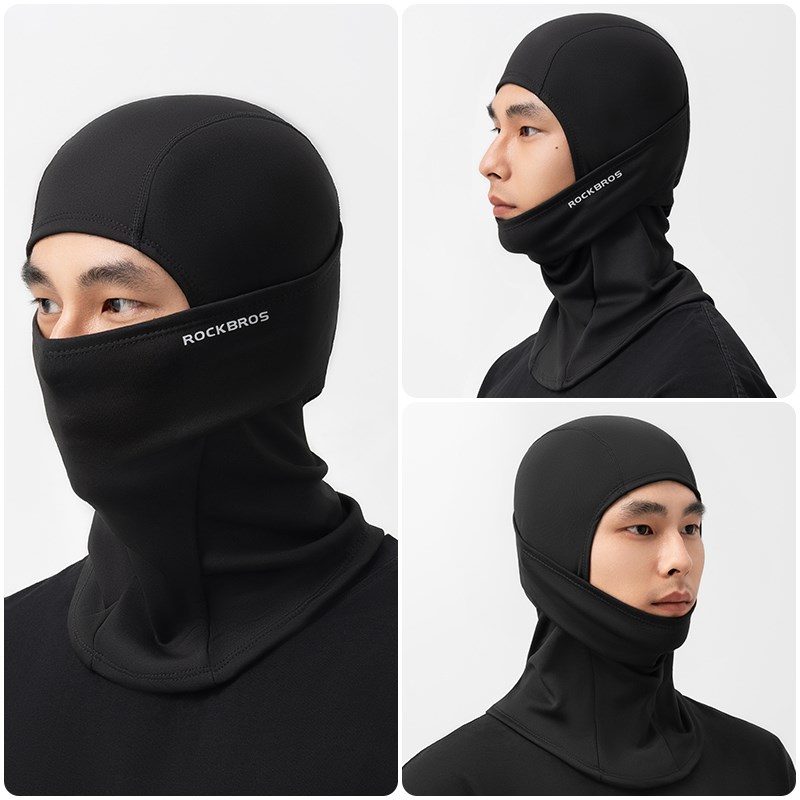 冬天滑雪护脸面罩男骑行保暖防寒风加绒脸罩护具女全脸摩托车头套