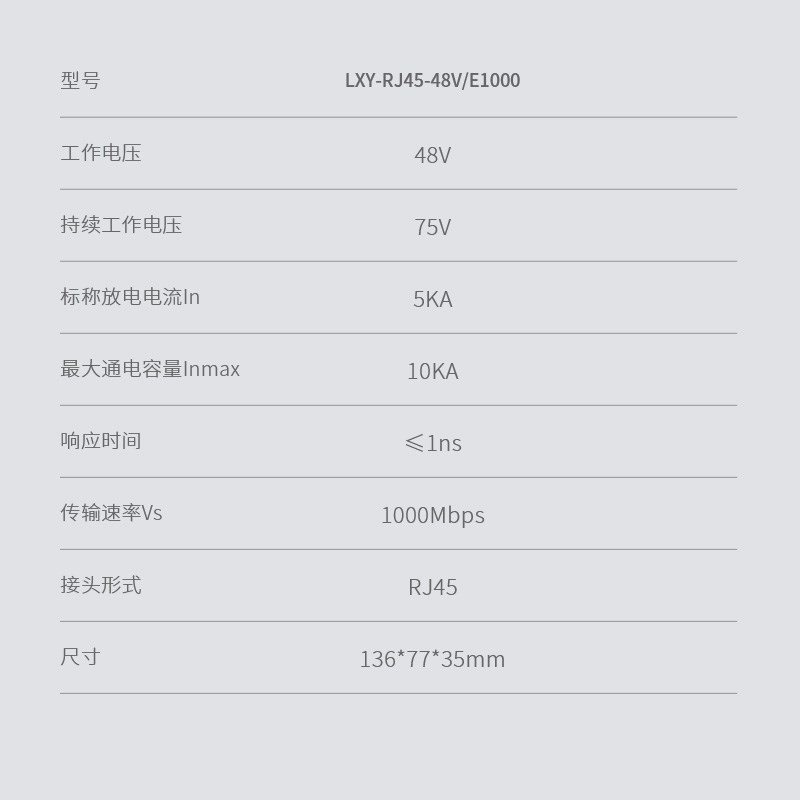 单路千兆POE网络防雷器 摄像机电源智能避雷器监控摄像头防雷器