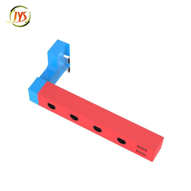 switch底座switch转换器 switch USB hub可接4个GC手柄JYS-NS206