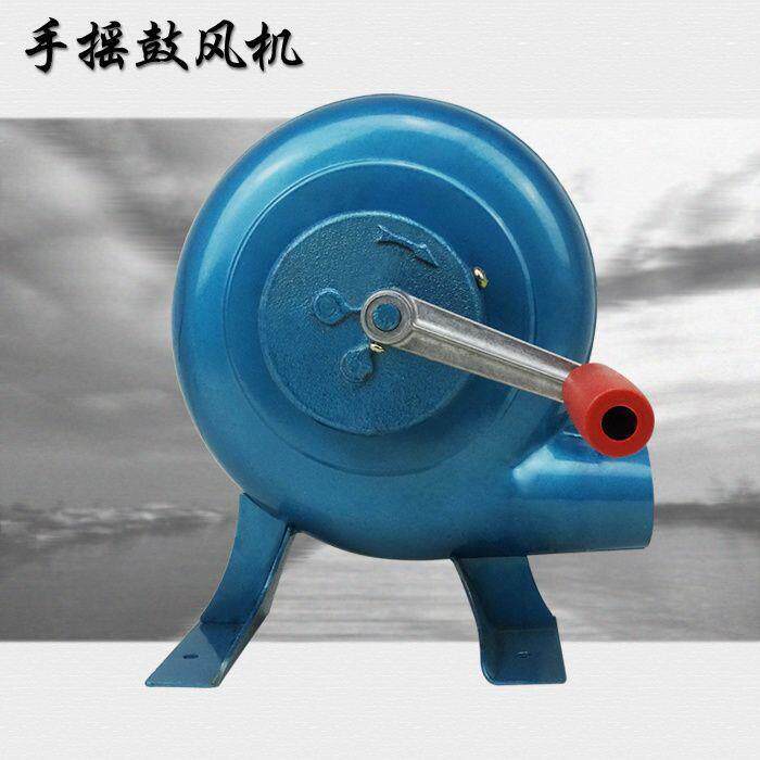 户外烧烤 手摇鼓风机手摇风机手动生火吹风机爆米花风机12V直流