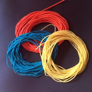 乳胶皮筋圆皮绑筋实心彩色海派无架2mm2.5mm皮兜捆扎筋钓鱼失手绳
