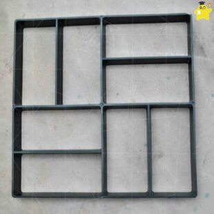 铺路压花方形水泥纹路花园庭院压花水泥地面品制花砖模具花地面面