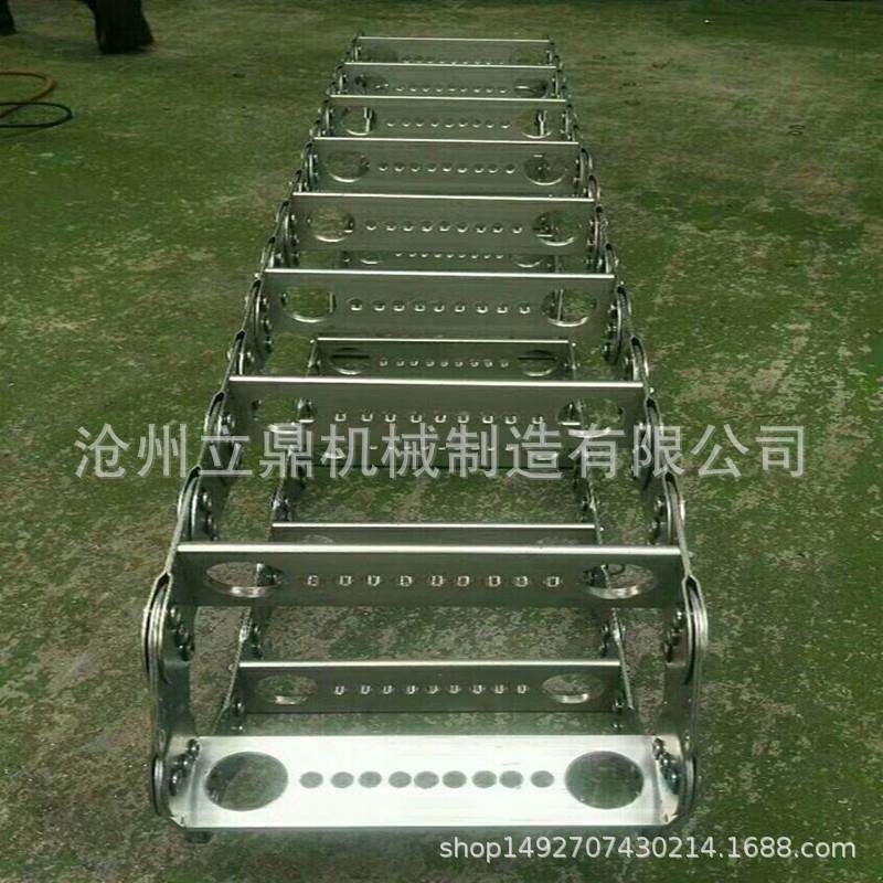 厂家生产不绣钢金属拖链TL型钢铝拖链桥式穿线钢制拖链