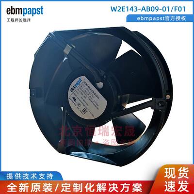 ebmpapstW2E143-AB09-01/F01铁叶17251230V耐高温风机