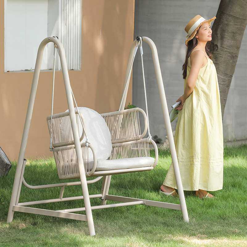阳台秋千室内家用休闲吊椅户外庭院单人吊篮椅摇篮椅子吊床摇摇椅