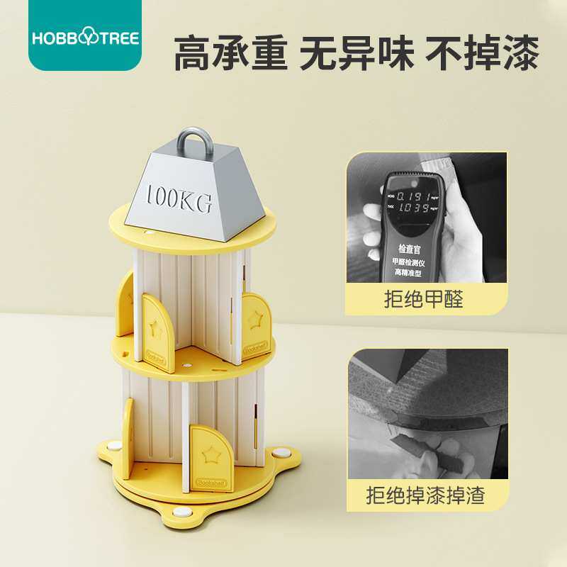 旋转书架落地360度简约儿童宝宝收纳绘本置物架家用简易学生书柜,玩具/童车/益智/积木/模型,其它,淘宝优惠券,粉丝福利购,淘宝优惠卷