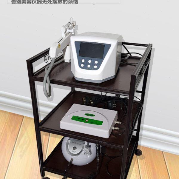 收纳时尚子纹绣水车加大光仪工具车铁艺美容仪器推车小气泡置物架