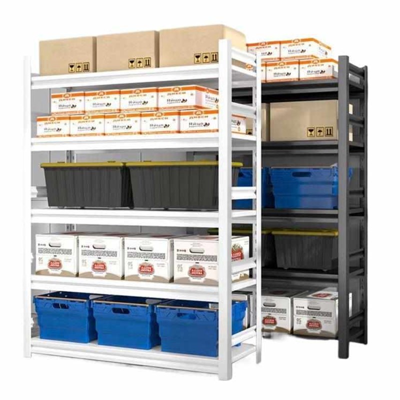 货架仓储仓库超市角钢q展示架落地多层置物架阳台储物架铁货架三