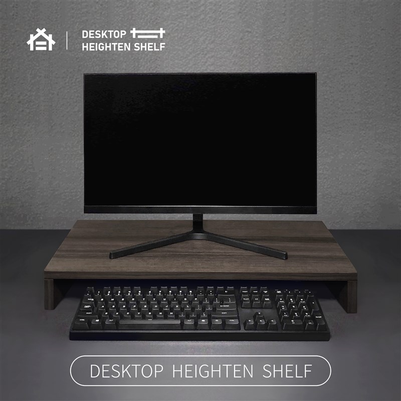 桌面显示a器增高架底座加宽简约垫高屏幕办公收纳置物支架增高台